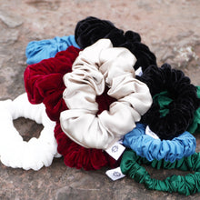 Load image into Gallery viewer, Large Velvet Scrunchie - White
