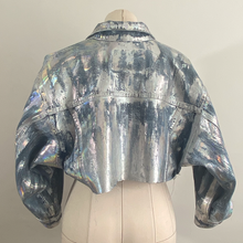 Load image into Gallery viewer, Foiled Vintage Denim Jacket #1
