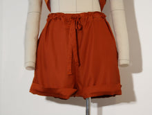 Load image into Gallery viewer, Bamboo Silk Pyjama Shorts - Paprika
